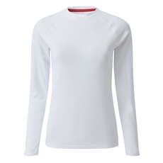 Gill Womens UV Tec Long Sleeve Tee  - White