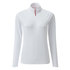 Gill Womens UV Tec Long Sleeve Zip Tee 2023 - White