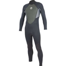 Alder Impact 3/2mm Flatlock Backzip Wetsuit - Black 2023 - WS21MIF