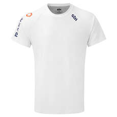 Gill Race Short Sleeve T-Shirt - White