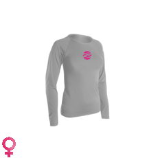 Gul Women Long Sleeve Tee Fit Rashvest - Grey - RG0370-B7 Gul Women Long Sleeve Tee Fit Rashvest - Grey - RG0370-B7