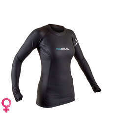 Gul Evorace Women Long Sleeve Rashguard - Black - EV0127-B6