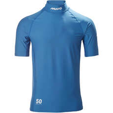 Musto Sunblock Dynamic Short Sleeve Rash Guard  - Sky Diver Blue 81216