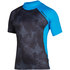 Mystic Crossfire Shortsleeve Rash Vest - Blue - 200148