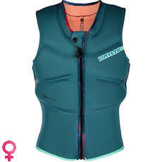 Mystic Womens Diva Kite Surfing Front-Zip Impact Vest - Teal Mystic Womens Diva Kite Surfing Front-Zip Impact Vest - Teal