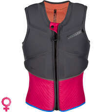 Mystic Womens Diva Kite Surfing Front-Zip Impact Vest - Phantom Grey Mystic Womens Diva Kite Surfing Front-Zip Impact Vest - Phantom Grey
