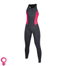 Mystic Womens Diva 2/2mm Back-Zip Long John Wetsuit - Phantom Grey Mystic Womens Diva 2/2mm Back-Zip Long John Wetsuit - Phantom Grey