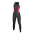 Mystic Womens Diva 2/2mm Back-Zip Long John Wetsuit - Phantom Grey