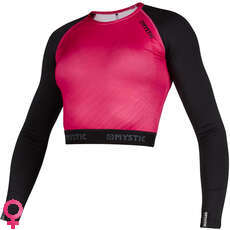 Mystic Womens Diva Longsleeve Crop Top Rashvest - Azelea 190102 Mystic Womens Diva Longsleeve Crop Top Rashvest - Azelea 190102