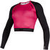Mystic Womens Diva Longsleeve Crop Top Rashvest - Azelea 190102