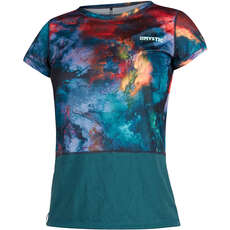 Mystic Womens Diva Shortsleeve Quickdry Top  - Teal 190098