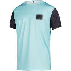 Mystic Majestic Short Sleeve Quickdry Top - Black/Mint 200140 Mystic Majestic Short Sleeve Quickdry Top - Black/Mint 200140