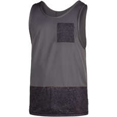 Mystic Shred Short Sleeve Quickdry Vest - Phantom Grey - 200144