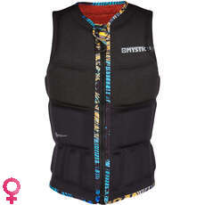 Mystic Womens GEM Wake Boarding Front-Zip Impact Vest - Black Mystic Womens GEM Wake Boarding Front-Zip Impact Vest - Black