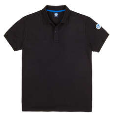 North Sails UPV 40+ Piquet Polo - Black