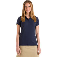 2022 North Sails Womens Quick Dry Tactel Polo - Marine Blue - 27W102