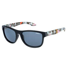 ONeill ONS Coast Polarised Sunglasses - Matt Black Baylin Graphic / Smoke