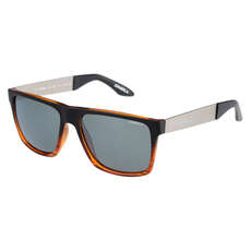 ONeill ONS Magna Polarised Sunglasses - Horn Fade / Green With Silver Mirror