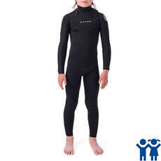Rip Curl Junior Dawn Patrol 5/3mm Chest-Zip Wetsuit - Black