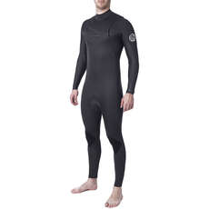 Rip Curl Dawn Patrol Perf 5/3mm Chest Zip Wetsuit WSM9XM - Charcoal