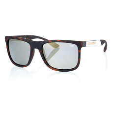 Superdry SDS RunnerX Polarised Sunglasses - Rubberised Tortoise / Gold Mirror