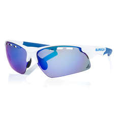 Superdry SDS Sprint Sunglasses - Rubberised White / Blue Mirror