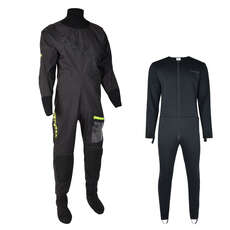 2023 Typhoon Ezeedon 4 Drysuit 100174 & Undersuit - Black