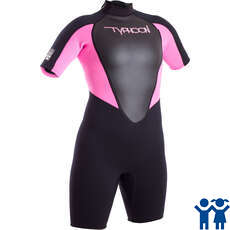 Typhoon Storm Girls 3mm Shorty Wetsuit - Iris - 250952