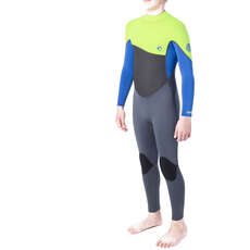 Rip Curl Junior Omega 5/3mm Back-Zip Wetsuit  - Lime - WSM9SB