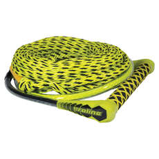 Connelly Wake, Knee and Ski Combo Eva Handle with 5 Air Mainline - Yellow