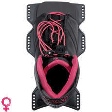 Connelly Womens Shadow Front Waterski Binding - Black