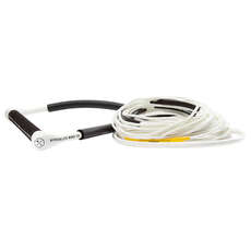 Hyperlite CG Handle with 70ft Fuse Wakeboard Tow Rope - White
