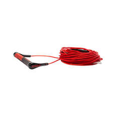 Hyperlite SG Handle with 70ft Fuse Wakeboard Tow Rope - Red