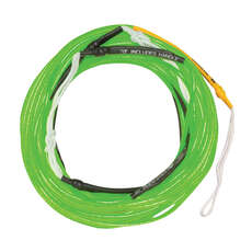 Hyperlite Silicone X-Line 70ft Wakeboard Tow Rope - Neon Green