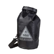 Radar 20 Liter Roll Top Dry Backpack - Matte Black/Yellow