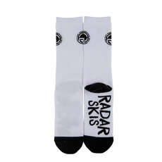Radar Crew Socks - White Radar Crew Socks - White