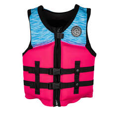Radar TRA Girls Youth PFD Vest - Black/Pink