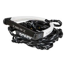 Ronix 25' PU Synthetic Bungee Surf Rope with Handle - Black Ronix 25' PU Synthetic Bungee Surf Rope with Handle - Black