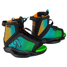 Ronix Boy's Vision Wakeboard Boot - Black/Orange/Green