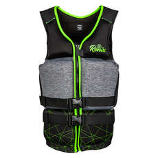 Ronix Driver's Ed Capella 3.0 Teen CGA Wake Vest - Black/Lime Ronix Driver's Ed Capella 3.0 Teen CGA Wake Vest - Black/Lime