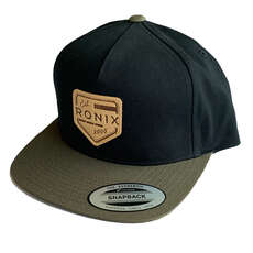 Ronix Forester 5 Panel Snap Back Hat - Black/Green