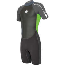 Alder Junior Impact 3/2mm Shorty Wetsuit  - Green WS22JIS