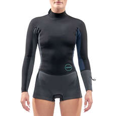 Dakine Womens Mission 2mm Longsleeve Shorty Wetsuit  - Black DK21W2MLS