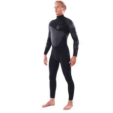 Rip Curl Flash-Bomb Heatseeker E6 4/3mm Zip-Free Wetsuit - Black WSTYQF