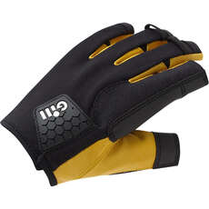 Gill Pro Short Finger Sailing Gloves 2022 - Black 7443