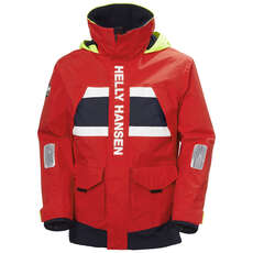 Helly Hansen Salt Coastal Sailing Jacket - Alert Red - 30221 Helly Hansen Salt Coastal Sailing Jacket - Alert Red - 30221