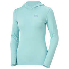 Helly Hansen Womens Lifa Active Solen Hoodie  - Glacier