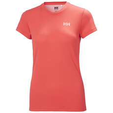 Helly Hansen Womens Lifa Active Solen T-Shirt  - Hot Coral