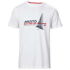 Musto Ocean Born T-Shirt White