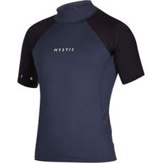 Mystic CROSSFIRE Short Sleeve Rash Vest - Night Blue 200148 Mystic CROSSFIRE Short Sleeve Rash Vest - Night Blue 200148